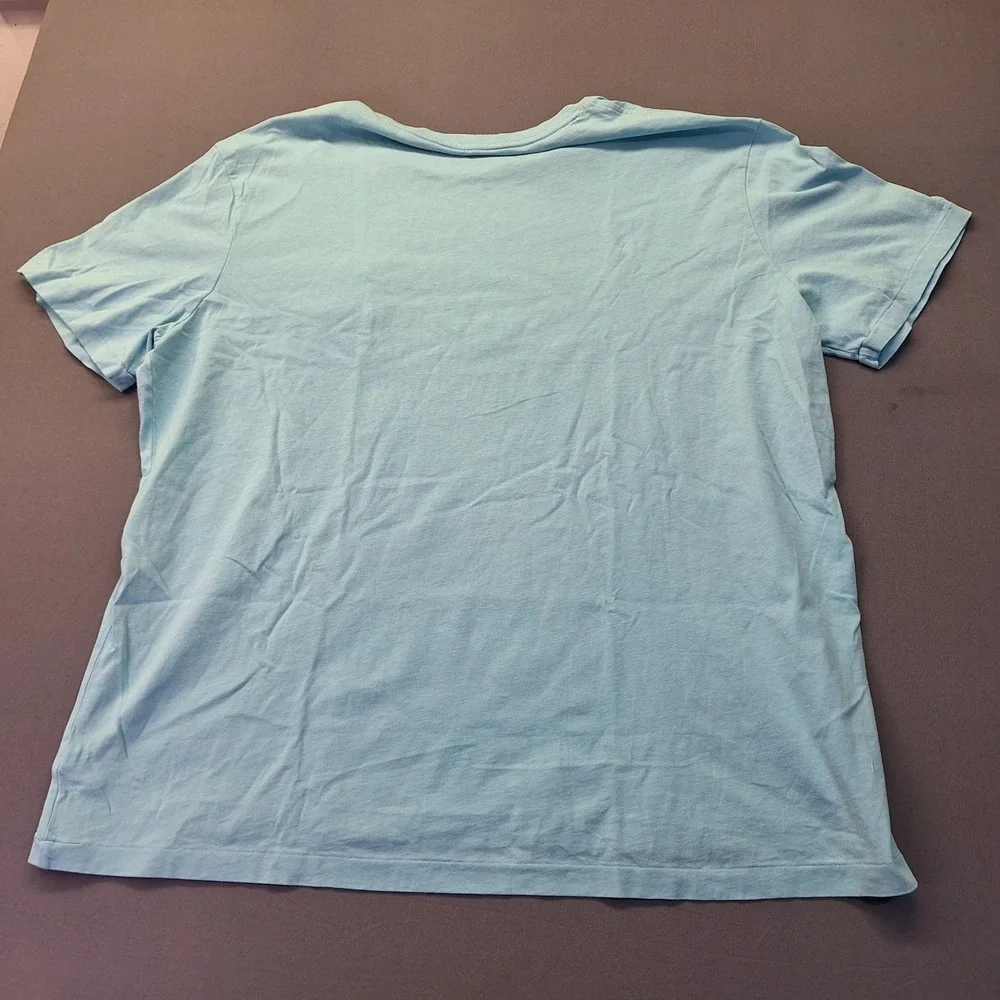 Polo Ralph Lauren Mens XXL Pocket T-Shirt True Aqua Blue Yellow Pony New